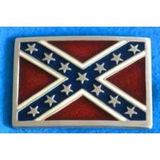 Confederate States of America Flag Belt Buckle 